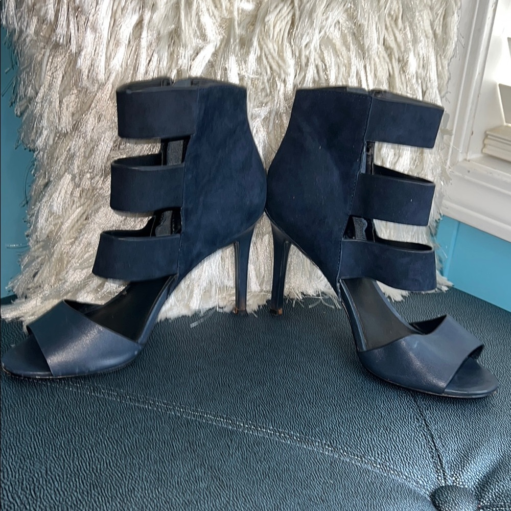 Charles David Blue Cage Heels